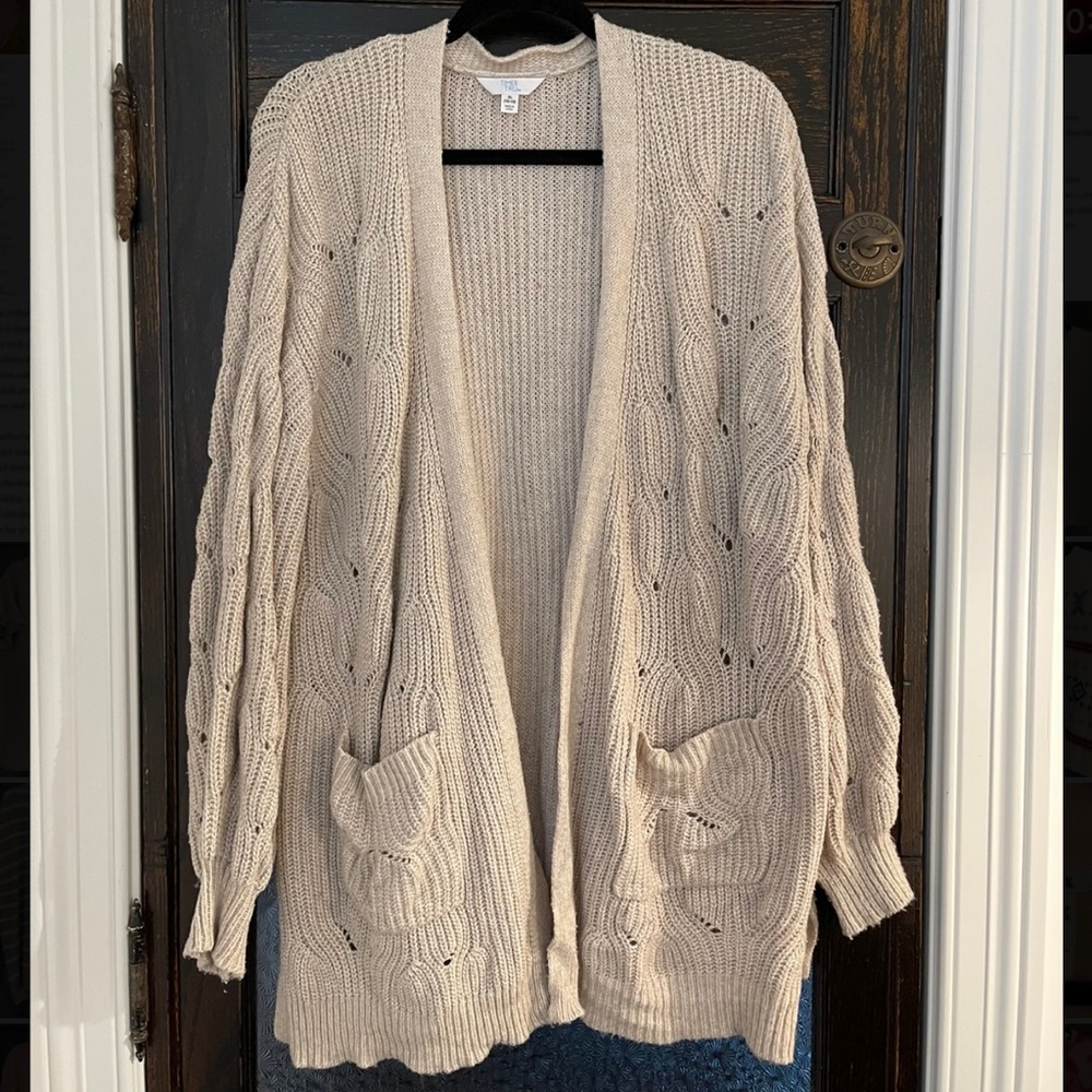 Time and Tru Knit Cardigan